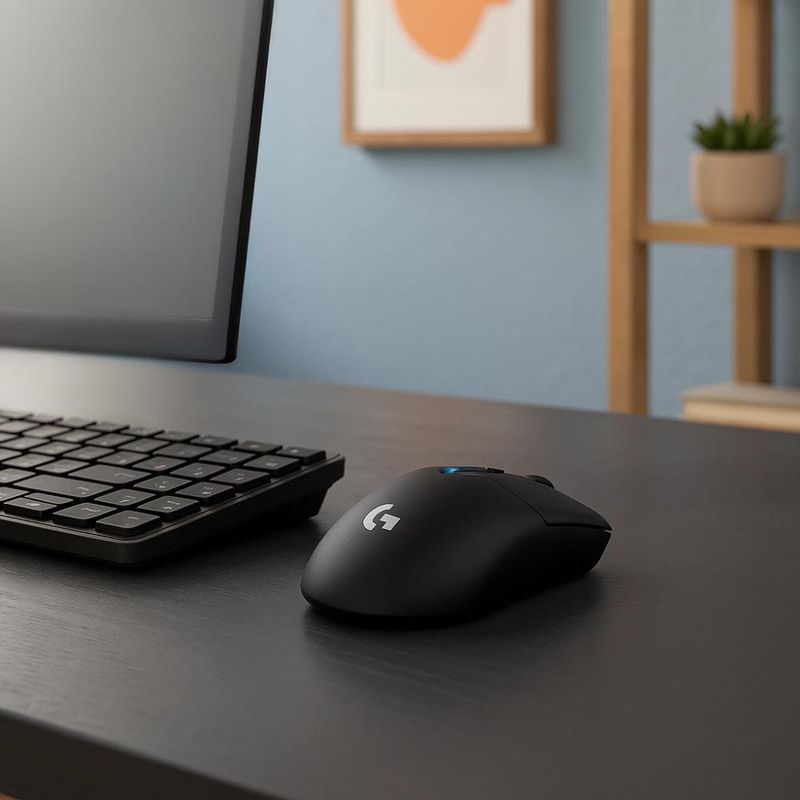 Mouse Inalámbrico para Juegos Lightspeed Negro