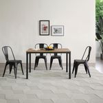 Comedor-Rectangular-Toly-Cafe-y-Negro