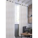 Cortina Jacquard Beige 140X240 Cm - Viva