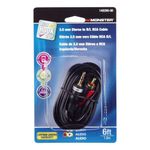 Cable Adaptador de 3.5 Mm a RCA de 1.8 M