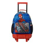 Mochila con Ruedas Spiderman Pop M con Bolsillo Frontal