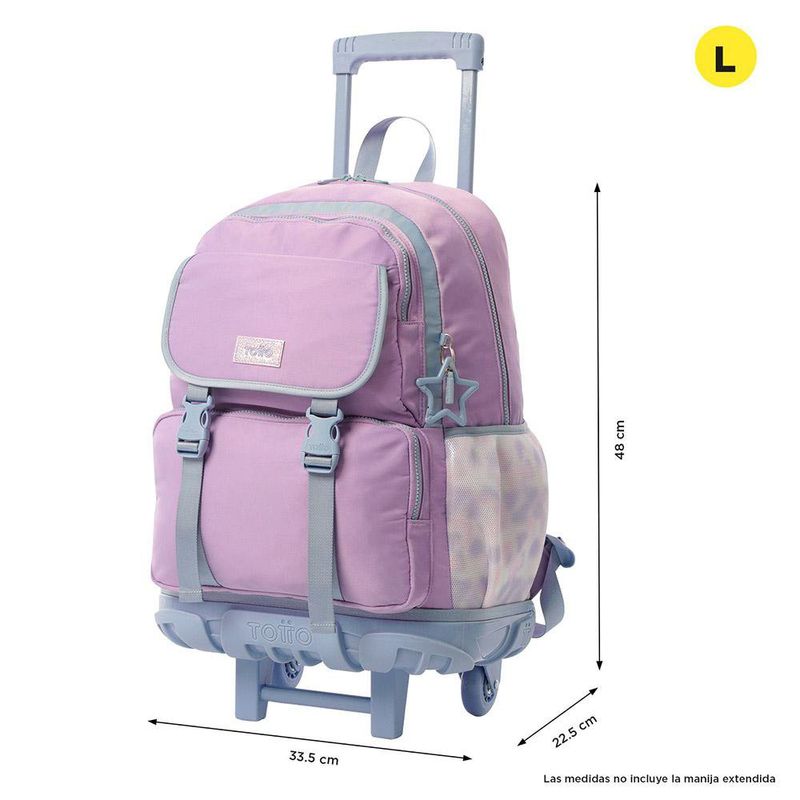 Mochila con Ruedas Bomper Cluw L con Bolsillo Frontal