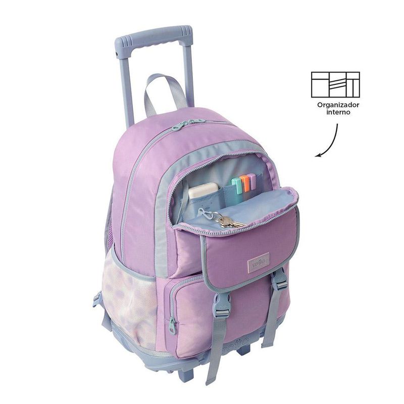 Mochila con Ruedas Bomper Cluw L con Bolsillo Frontal