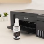 Botella de Tinta Epson T673 Negro 70 Ml