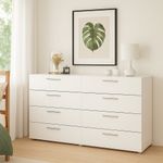 Gavetero Nicky Blanco de 8 Gavetas