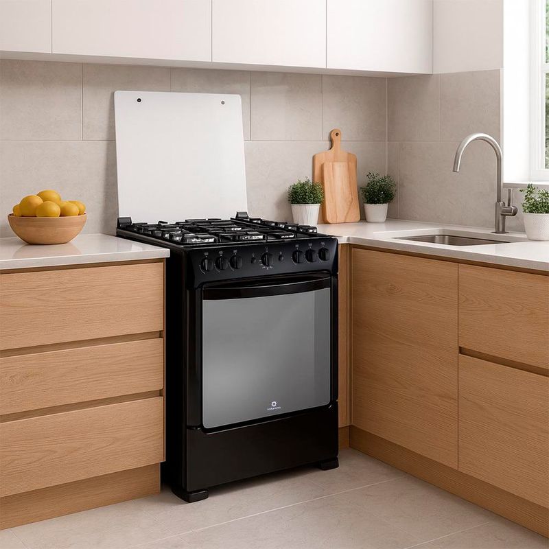 Estufa a Gas con Vidrio Templado 30 Plg