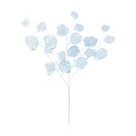 Rama con Hojas Azul Tornasol de 50 Cm