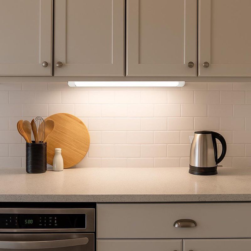 Lámpara Lineal LED Luz Fría 18W