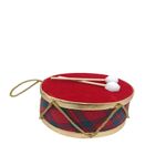 Tambor Decorativo Rojo y Verde