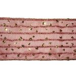 Listón Rosa con Líneas Brillantes