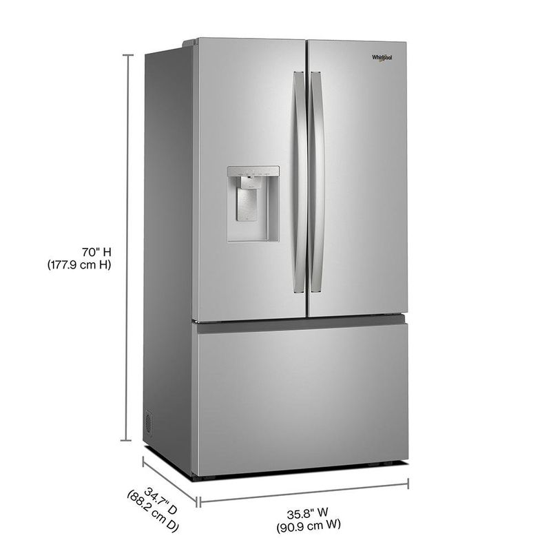 Refrigerador French Door Acero 30 Pies