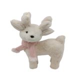 Reno Decorativo Color Crema con Rosado