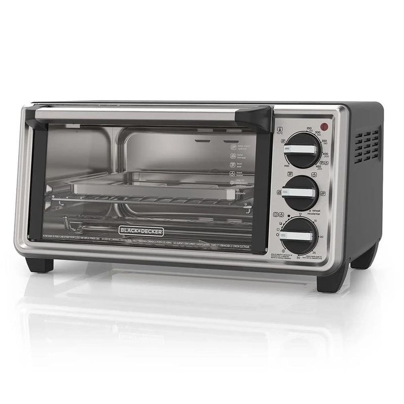 Horno Tostador para 4 Rebanadas con 4 Funciones