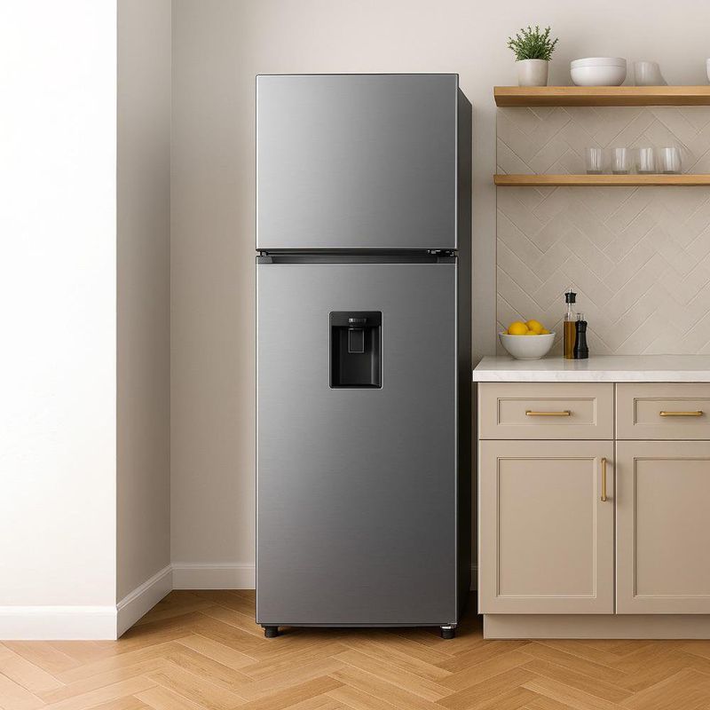 Refrigerador Top Mount 11 Pies³ Acero Inoxidable