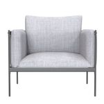 Set de Jardín Levo de Acero para 2 Personas Color Gris