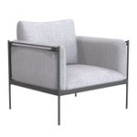 Set de Jardín Levo de Acero para 2 Personas Color Gris