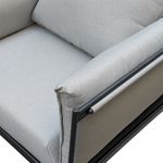 Set de Jardín Levo de Acero para 2 Personas Color Gris