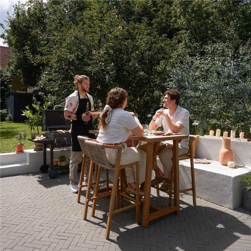 Mesa Jardín Alta Cerámica Gaia 4 Personas