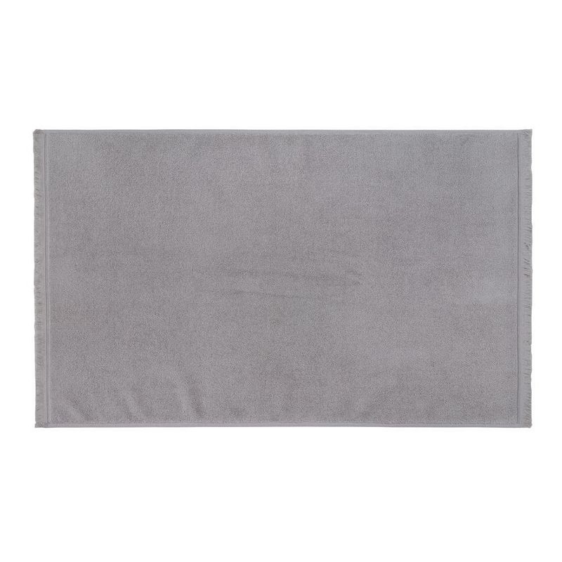 Alfombra De Baño Gris Claro 50x80 Cm - Livim Natural Home