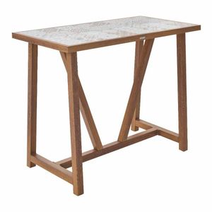 Mesa Alta de Exterior Cerámica Gaia 4 Personas