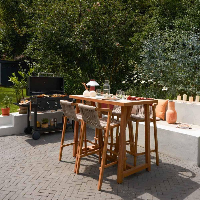 Mesa Jardín Alta Cerámica Gaia 4 Personas