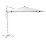 Repuesto para Sombrilla Lateral Sonora LED de Poliéster 286 x 286 cm Color Blanco