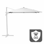 Repuesto para Sombrilla Lateral Sonora LED de Poliéster 286 x 286 cm Color Blanco