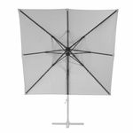 Repuesto para Sombrilla Lateral Sonora LED de Poliéster 286 x 286 cm Color Blanco