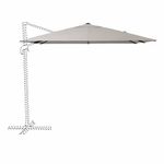 Repuesto para Sombrilla Lateral Sonora LED de Poliéster 286 x 286 cm Color Taupe