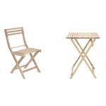 Set de Muebles de Balcón Origami para 2 Personas Color Beige