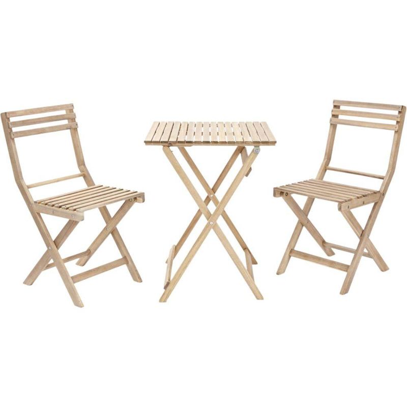 Set de Muebles de Balcón Origami para 2 Personas Color Beige