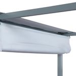 Pérgola de Acero y Aluminio Horali Color Gris Antracita de 297 x 297 Cm