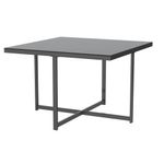 Set de Jardín Compass de Acero para 4 Personas Color Gris