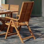 Sillón de Jardín Multiposición Solaris II de Acacia Color Madera