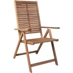 Sillón de Jardín Multiposición Solaris II de Acacia Color Madera