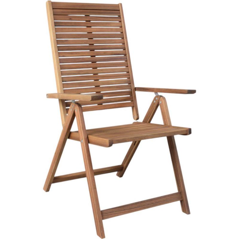 Sillón de Jardín Multiposición Solaris II de Acacia Color Madera