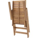 Sillón de Jardín Multiposición Solaris II de Acacia Color Madera