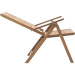 Sillón de Jardín Multiposición Solaris II de Acacia Color Madera