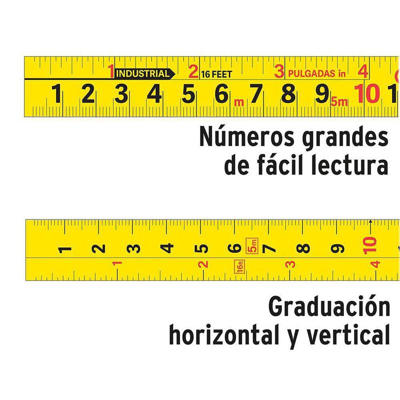 Flexómetro 5 M Auto Lock Contra Impactos - Truper