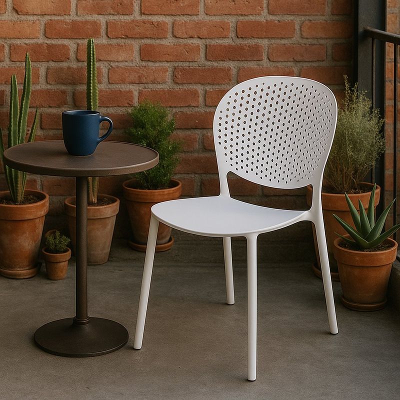 Silla de Polipropileno Blanco