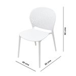 Silla de Polipropileno Blanco