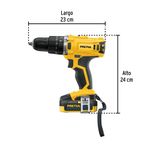 Set de Rotomartillo y Destornillador de Impacto Inalámbricos de 20 V 2 Ah
