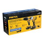 Set de Rotomartillo y Destornillador de Impacto Inalámbricos de 20 V 2 Ah