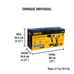 Set de Rotomartillo y Destornillador de Impacto Inalámbricos de 20 V 2 Ah