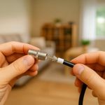 Set de 4 Acopladores Tipo F Hembra-Hembra para Coaxial