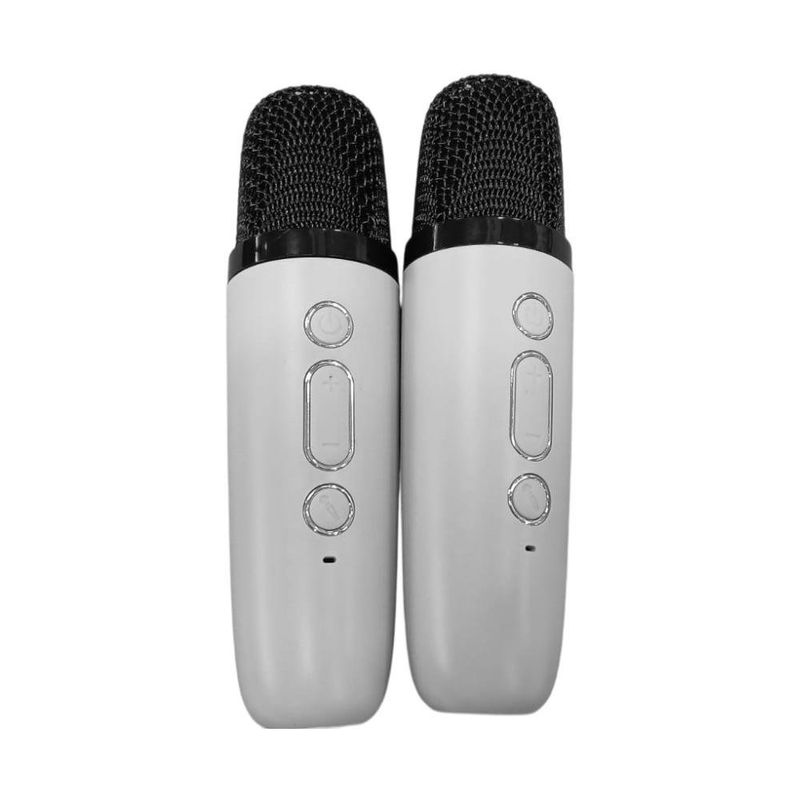 Mini Karaoke con 2 Micrófonos Inalámbricos
