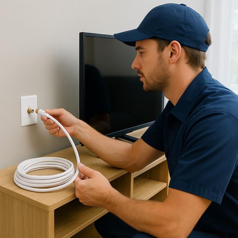 Cable de Audio y Video Coaxial RG6 de 3.65 M