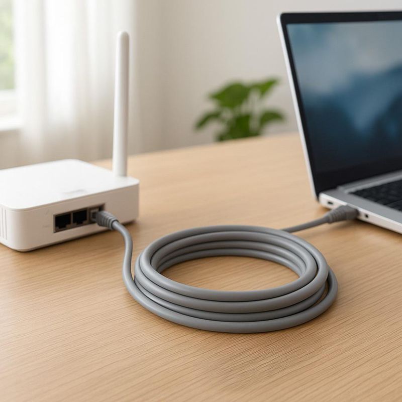 Cable de Datos UTP Categoría 6 Gris de 2.13 M