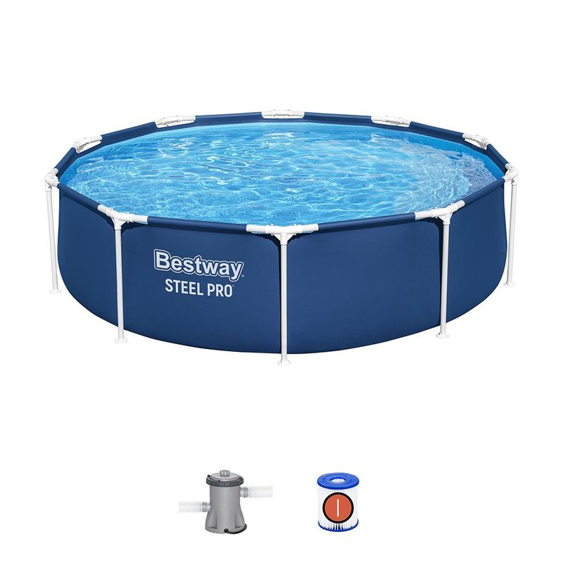 Set de Piscina Steel Pro Redonda