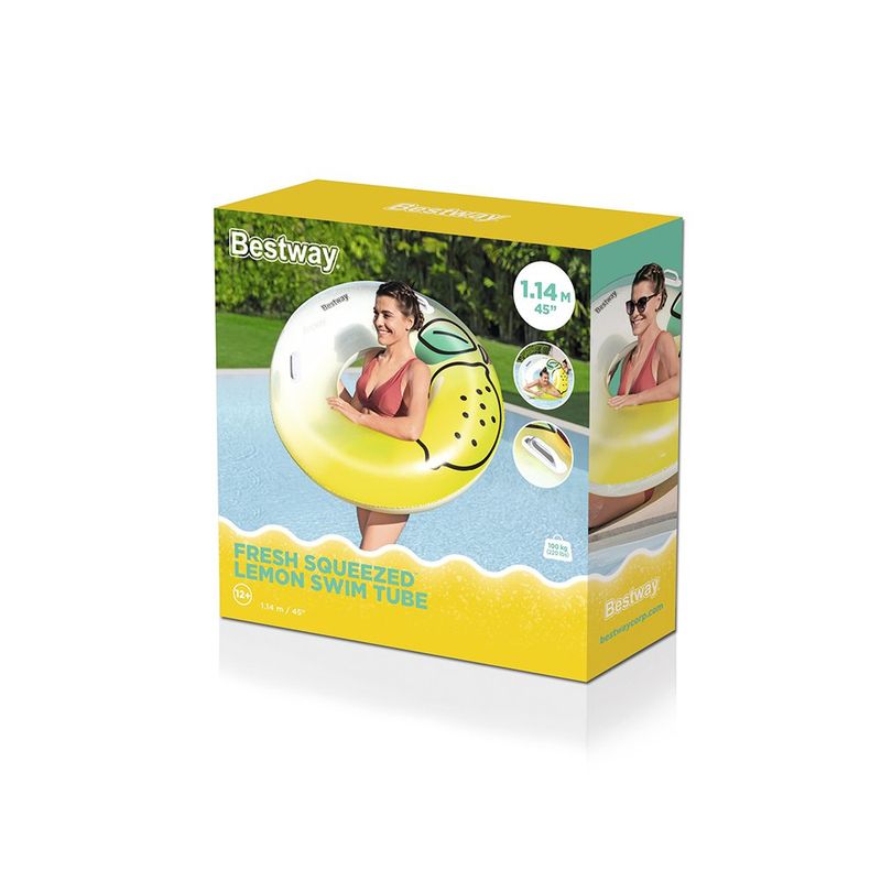 Flotador Inflable de Dona Diseño Fresh Squeezed Lemon